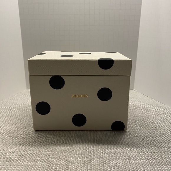 kate spade Other Kate Spade Recipe Box Poshmark